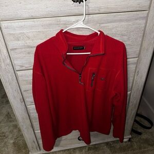 Southern Marsh Men's Red Zip-Up Sweater